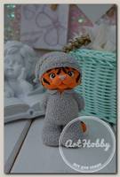 'HobbyPage' Молд 'Тигрёнок в колпачке S' силикон 11375