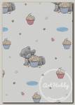 Ткань для пэчворка PEPPY ЛУЧШИЕ МОМЕНТЫ 50 x 55 см 146 г/кв.м ± 5 100% хлопок MTY-22 белый