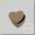 Заготовка для декорирования 'Love2art' PAM-015 'коробка' папье-маше 7 х 7 х 3 см 2 шт в форме сердца