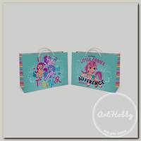'ND PLAY' My Little Pony. Пакет подарочный большой - 3 (зеленый) 30 х 14 х 40 см 299868