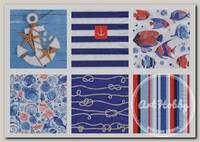 'Love2art' Салфетки бумажные ассорти SDD №1218-03 33 x 33 12 шт. 'За моря-океаны'