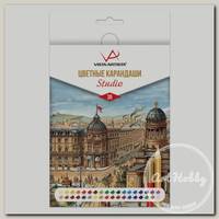 'VISTA-ARTISTA' Studio VACPS-36 Цветные карандаши набор заточенный 36 цв. .