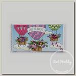 'Cards for you and me' Открытка-конверт 9 х 17 см «Воздушныешары» 2680983225850