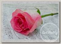 'Love2art' бумага рисовая IRP 32 x 45 см 0034 Роза и ноты