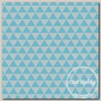 Ткань для пэчворка PEPPY БАБУШКИН СУНДУЧОК 50 x 55 см 140 г/кв.м ± 5 100% хлопок БС-44 треугольники голубой