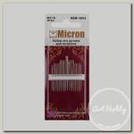 Иглы для шитья ручные 'Micron' KSM-1042 набор для пэчворка 20 шт. в блистере 5/10