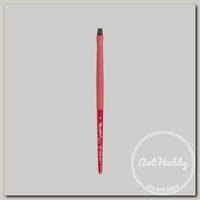 Кисть смешанная 'Roubloff' Aqua Red round соболь-микс AqL2-08,05rT плоская короткая ручка красная короткая ручка soft-touch №08