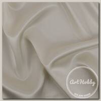 Ткань блузочная PSS-001 Poly satin 100 г/кв.м ± 5 г/кв.м 45 х 45 см 95% полиэстер, 5% спандекс №16 кремовый
