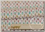 Ткань для пэчворка PEPPY КРОШКИ-МАТРЁШКИ 50 x 55 см 146 г/кв.м ± 5 100% хлопок КМ-14 белый