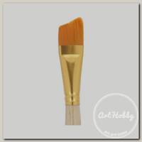 Кисть синтетика 'Mr.Painter' SBA 206-22 плоская со скосом короткая ручка №22