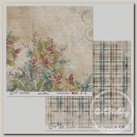 Бумага для скрапбукинга 'Mr.Painter' PSR 190506 'Шепот трав' 190 г/кв.м 30.5 x 30.5 см 4
