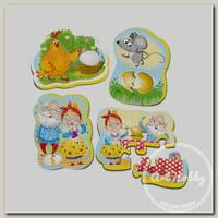 'Vladi Toys' Мягкие пазлы Baby puzzle 5 элемент. VT1106-61 'Курочка ряба'