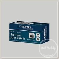 'Expert Complete' Зажим для бумаг ECBC-25 25 мм 12 шт. черный