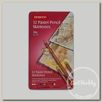 'Derwent' Набор пастельных карандашей 12 цв. 2300563 Pastel Skintones