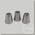 'S-CHIEF' SHF-0118 Набор кондитерских насадок металл 4.2 см 3 шт №04 металл