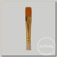Кисть синтетика 'Mr.Painter' SBF 204-14 плоская короткая ручка №14