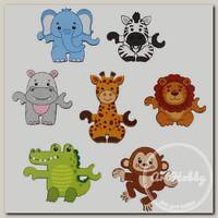 'WoodLand Toys' Настольная игра «Хоровод .Зоопарк» 0.139 кг 145102