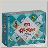 Игра настольная 'Банда Умников' Игротека5+: 'Турбосчет', 'Зверобуквы', 'Этажики' и 'Трафик-Джем' УМ080