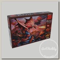 'Prime 3D' Пазл Super 3D 500 элемент. 10090 «Огненный дракон» лиц. Age Of Dragons