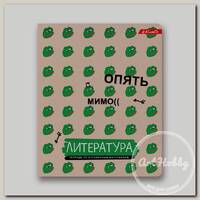 'SVETOCH' Тетрадь предметная 'На позитиве' A5+ 40 л. на скобе 60 г/кв.м , белизна 90 % линия 40ТСК5_000097 Литература