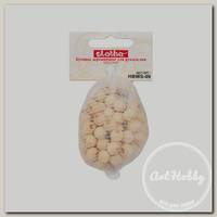 Бусина 'Zlatka' дерево HBWS-09 8 мм 100 шт ± 5 шт св. дерево