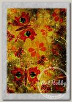 'Love2art' бумага рисовая IRP 32 x 45 см 0088 Бабочки в цветах
