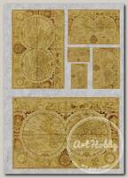 'Love2art' бумага рисовая IRP 32 x 45 см 0163 Карта 2