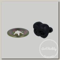 'HobbyBe' ANS- 15 Нос пластиковый с шайбой 15 мм x 13 мм черный