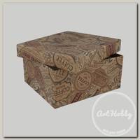 'Grand Gift' Коробка картонная крафт №12 17.5х15х7.7 см прямоуг. 103-5