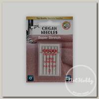 Иглы для быт. шв. машин 'ORGAN' супер стрейч 5 шт в блистере 5435075BL №75
