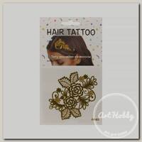 Тату наклейки детские 953041 HAIR TATTOO микс 11*19 см
