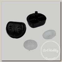 'HobbyBe' CKH-25 Нос пластиковый с фиксатором 29 мм x 24 мм 1 шт. чёрный
