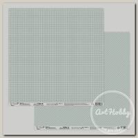 Бумага для скрапбукинга 'Mr.Painter' PSW-R 190 г/кв.м 30.5 x 30.5 см 512 'Полоска, клетка'