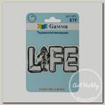 'Gamma' ETF Термоаппликация № 04 1 шт 02-421 LIFE 7 х 4 см