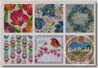 'Love2art' салфетки бумажные АССОРТИ 3х слойные SDD 33 x 33 12 шт. Набор №0416-17 'Летнее настроение'