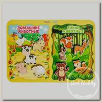 'WoodLand Toys' Сортер «Какая разница?Домашние и дикие животные» 0.18 кг 117205
