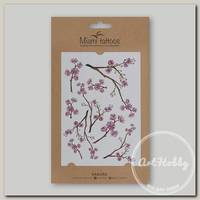 'Miami Tattoos' Акварельные переводные тату 14 г 22 х 13.5 см MT0036 'Sakura'
