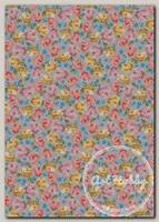 Ткань для пэчворка PEPPY ВЕРСАЛЬСКИЕ САДЫ 50 x 55 см 146 г/кв.м ± 5 100% хлопок ВС-16 серый