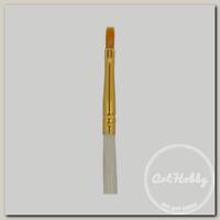 Кисть синтетика 'Mr.Painter' SBF 204-02 плоская короткая ручка №02
