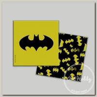 'ND PLAY' Batman. Салфетки бумажные трехслойные 33 х 33 см 20 шт. 'Batman' (желтые) 282850