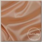 Ткань блузочная PSS-001 Poly satin 100 г/кв.м ± 5 г/кв.м 45 х 45 см 95% полиэстер, 5% спандекс №14 персиковый