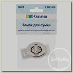 'Gamma' LBZ-4N замок для сумки 26 х 32 мм в пакете 1 шт. под никель .