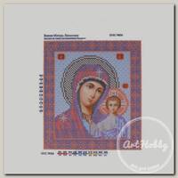 Канва/ткань с рисунком 'Нова Слобода' БИС 9004 'Богородица Казанская' 19 см х 25 см .