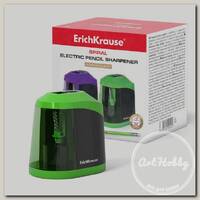 'ErichKrause' Точилка электрическая Spiral с контейнером в ассортименте 44502