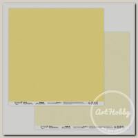 Бумага для скрапбукинга 'Mr.Painter' PSW-R 190 г/кв.м 30.5 x 30.5 см 404 'Горошек, клетка'
