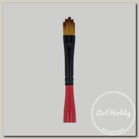 Кисть синтетика 'Mr.Painter' SHB-O-08 фигурная короткая ручка рельефная овальная №08