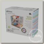 Интерьер в миниатюре 'Hobby Day' DIY Mini House №8 'Греческие каникулы ' M010 1/43