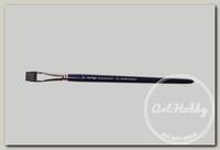 Кисть белка 'Royal Talens' VanGogh 122 для акварели VG-122-S-14 плоская короткая ручка №14 VG-122-S-14