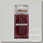 Иглы для шитья ручные 'Micron' KSM-300 набор для наметки 6 шт. в блистере 7