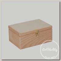 Заготовка для декорирования 'Mr. Carving' БУК-05 Шкатулка бук 20 х 14 х 9 см прямоугольная